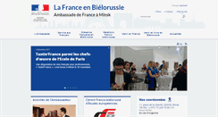 Desktop Screenshot of ambafrance-by.org