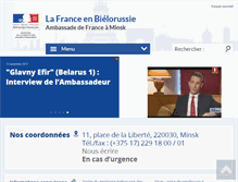 Tablet Screenshot of ambafrance-by.org
